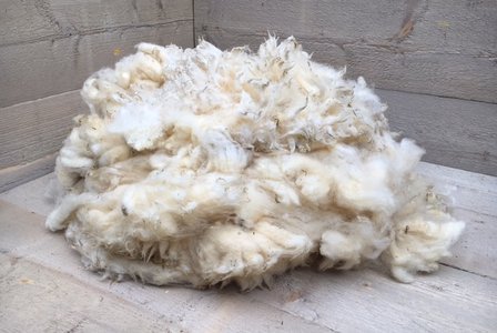 1 kilo zachte poppen- en kussenvulling - puur (wolwit)
