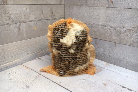 200 gram basiswol / vulwol - gewassen (gemengd)