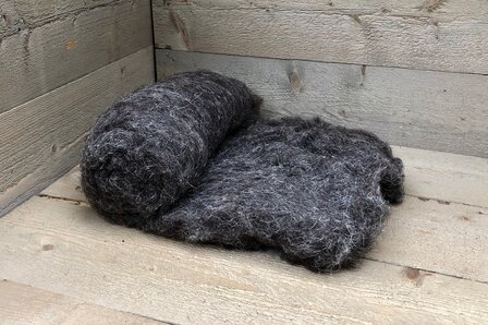 250 gram kaardvlies - Herdwick (grijs)