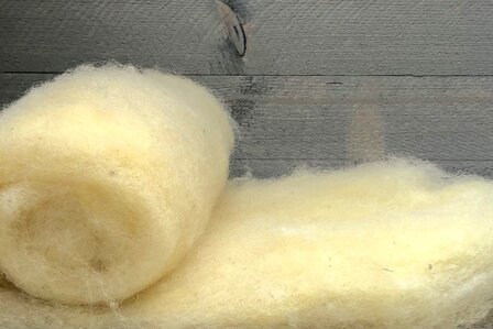 250 gram gewassen kaardvlies - Llanwenog (chamois)