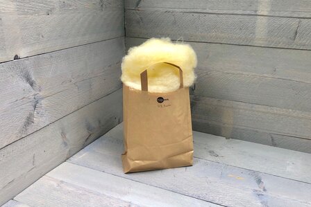 500 gram gewassen kaardvlies - Llanwenog (chamois)