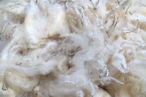 1 kilo zachte poppen- en kussenvulling - puur (wolwit)