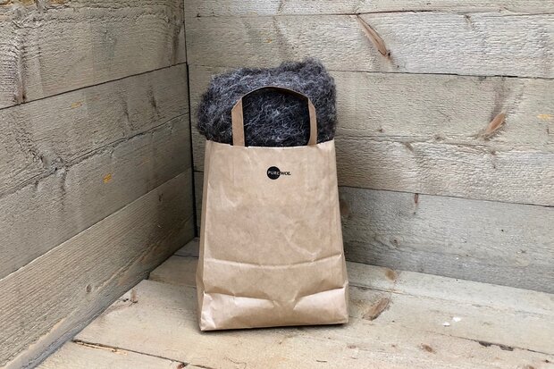 250 gram kaardvlies - Herdwick (grijs)